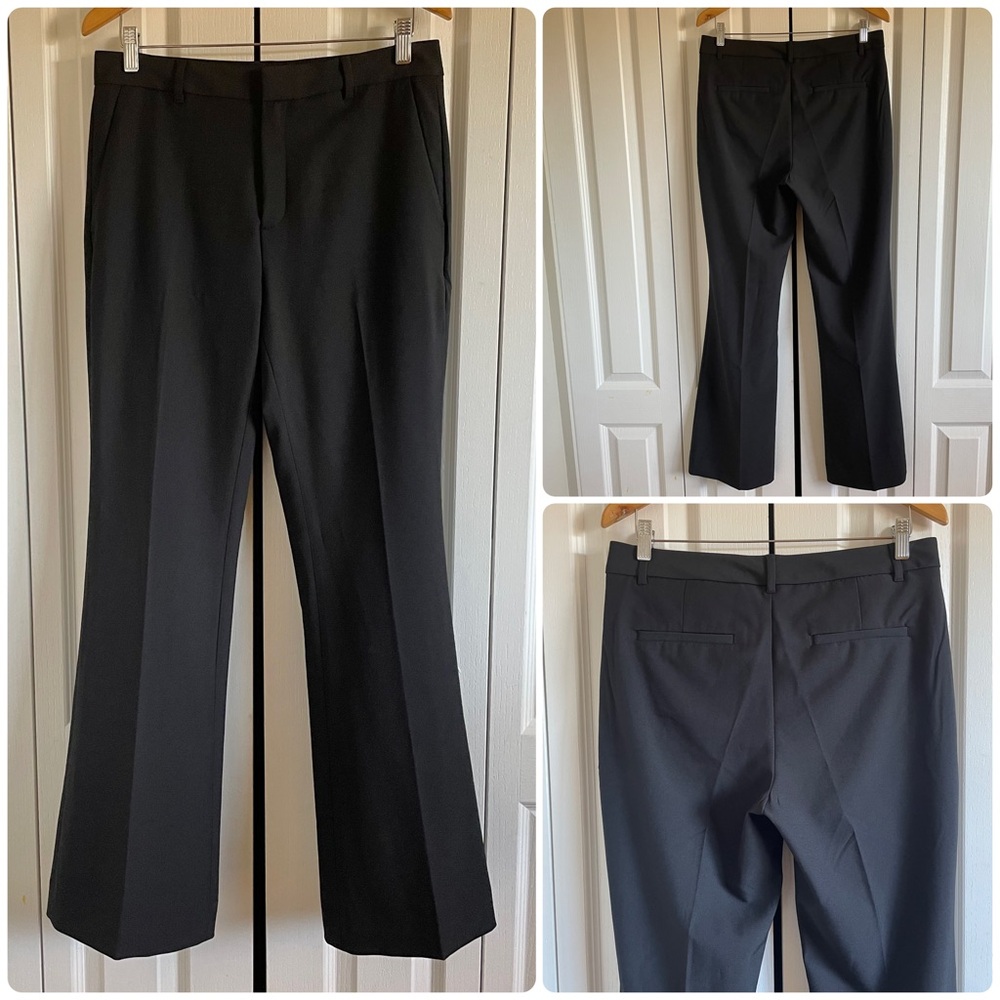 Banana Republic Sculpted Stretch Trouser Pants Women’s 8 Black Straight Career
